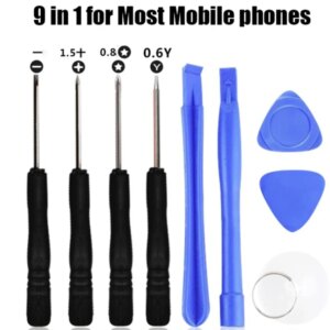 8/9 in 1 Mobile Phone Repair Tool Suction Cup Screwdriver Opening Pry Tools Kit for Smartphones