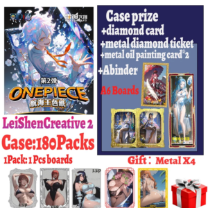 Original Lei Shen Creative 2 One Piece Hancock Uta Nami Vivi A6 Color Paper thermosensitive  Card TCG Booster Game Card Gifts