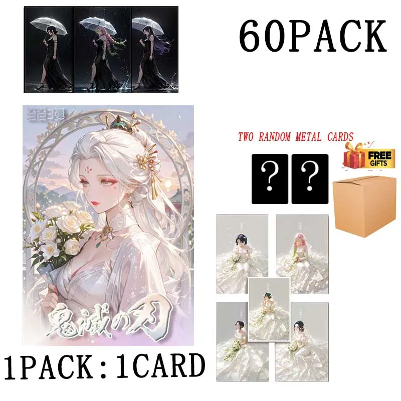 Demon Slayer Cangcang Wenchuang Wholesales Collection Cards Wave 3 Booster Box Anime High Appearance Playing Cards Toys