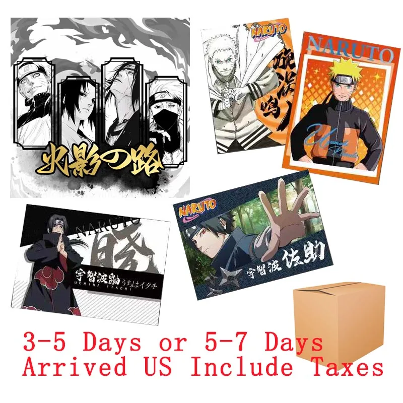 2025 Wholesales Naruto Anime Cards TCG Card Sasuke Uzumaki Ninja World Kid's Gift Playing Card Toy