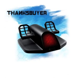 Original Charlie Flight Rudder Pedals Flight Simulator Rudder Pedals for Honeycomb Aeronautical