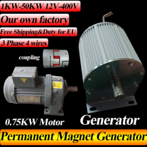 60000W Generator Wind Turbine Low Speed 220V 380V Gearless Permanent Magnet AC Alternators Hydroelectric Generator FOR YOU