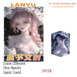 New Demon Slayer Collection Cards Wave1 Acrylic Color Paper LANYU Origional Various Processes Equisite Playing Game Cards Kid