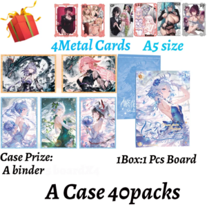 New Goddess “Flower duster prologue” Hobby Anime Waifu Board A5 Size Trade Card CCG Game Card Doujin Hutao Ganyu Board Toys