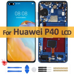 6.1″ Original LCD For Huawei P40 LCD Display Touch Screen Digitizer Assembly ANA-N09 ANA-NX9 ANA-LX4 Screen Replacement Parts