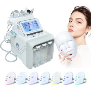Nourishbelle 6/7in1 Multifunctional Water Coagulationo Xyhydrogen Micro Grinder H2o2 Facial Skincare and Cleansing Machine Beaut