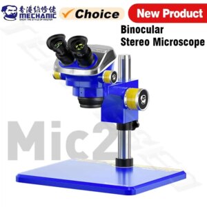 Mechanic MIC2-B11 Continuous Zoom Binocular Microscope Electronic Magnifier 360 ° Rotation For PCB Chip Phones Soldering Repair
