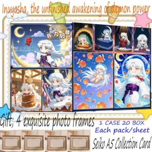 Wholesale latest Inuyasha A5 collection card paper goddess story game animation hobby toy monster supplement pack children gift