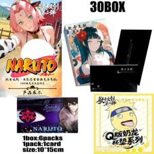 Naruto Set Collection Cards Booster Box Case Yuka Wenchuang Wave 2 10*15cm Limited Playing Cards Games Toys Child Gifts