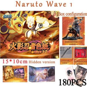 180PCS/2025 Naruto Multi-series Collection Color Card Booster Box Wholesale Anime Character Board Game Hobbies Gift For Fans
