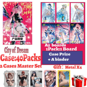 Newest Goddess A5 Boards City of  Dream ‘ Hobby Anime Doujin Booster box Rare Collectible Card Trade Card Toys Gifts