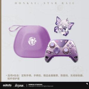 miHoYo Official GamePad Honkai Star Rail Castorice Power Feedback Elite Controller Charging Dock Anime Metal Badge Cosplay Gifts