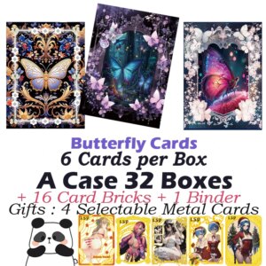 Butterfly Collection Card Hobby Beautiful Card CCG Game Birthday Party Box Girl’s Hobby Card Kids Toy Gifts