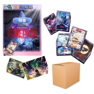 Wholesales Anime One Piece Card Game Booster Box Luffy Metal Card For Child Toy Christmas Gift
