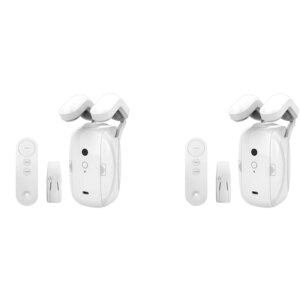 【Hot Cake】2X Tuya Smart WIFI Automatic Curtain Opener+Remote Roman Rod Curtains Switch Robot Remote Control For Alexa Google Hom
