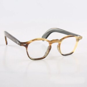 Man Women Glasses Frames Unique Vintage Square Optical Lenses Handmade Natural Horn Eyeglass Frames Myopia Reading Eyeglasses