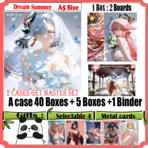 A5 Size Waifu Card ‘Dream Summer’ Spicy Hobby Anime Doujin Rare Collectible Boards Trade Card Hutao Ganyou Anime Gift Toys