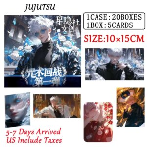 New Wholesales Jujutsu Collection Cards Acrylic W1 Summer Maid Male God Sexy Anime Kids Toys Gifts
