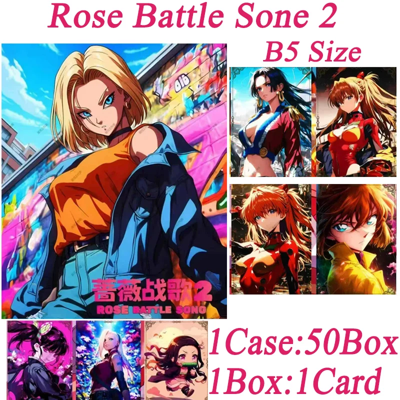 Fully New Goddess Story Rose Battle Sone 2 Multiple IPs Wholesale B5 Collection Card Booster Box Board Game Hobbies Gift