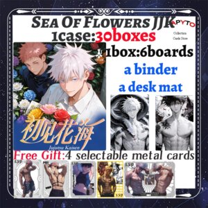 2025 Newest Sea Of Flowers JJK Jujutsu Kaisen JJK Colection Boards Booster Box Gojo Satoru Nanami Sukuna Hobby Chrismas Gift