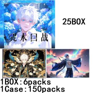 Jujutsu Kaisen Collectible Cards Premium Art Board Wave 2 Holographic Film Acrylic Case Wholesale Live Streaming Sale