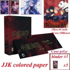 Bargain Price Yueka 2 Jujutsu Kaisen Acrylic Colored Paper Anime Character Gojo Satoru Fushiguro Megumi Collection Card Toy Gift