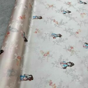 New silk stretch jacquard printed fabric for Chinese-style cheongsam dress top and shirt clothing