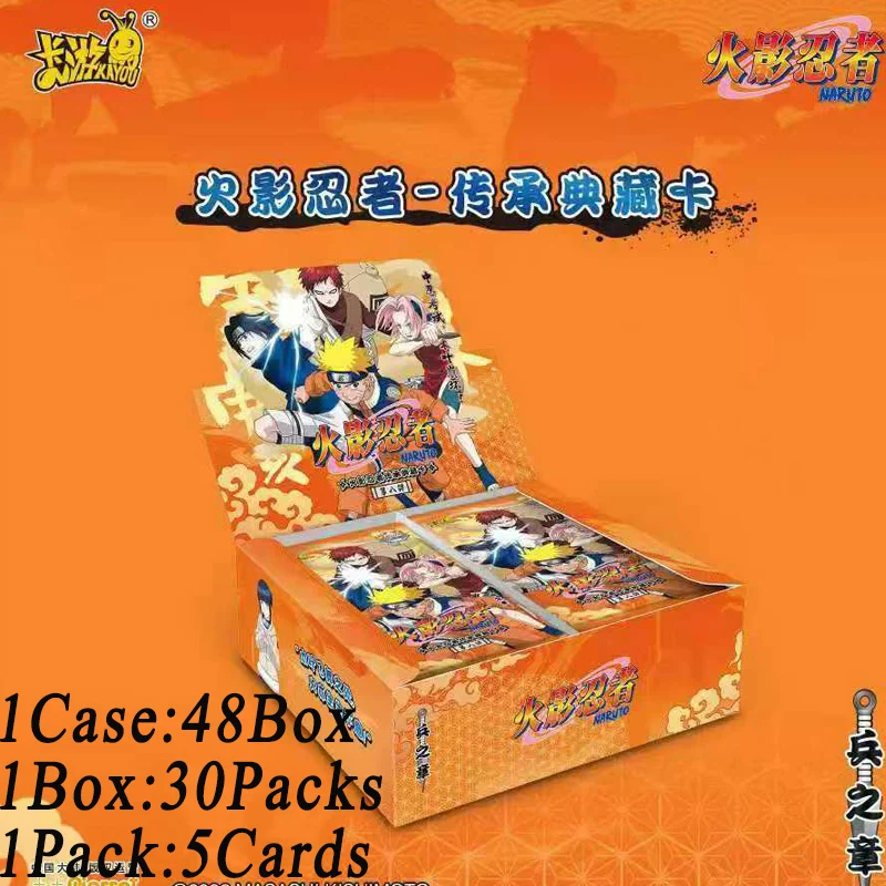 Full New Ka You Naruto Wave 8 Collection Card Booster Box Anime Character Collection Card Board Game Card Toy Gift Made For Fans