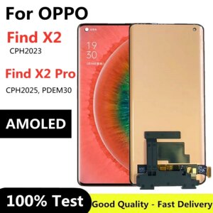 6.7″ AMOLED For OPPO FIND X2 Pro LCD Display Touch Screen Digitizer Assembly CPH2025 PDEM30 CPH2023