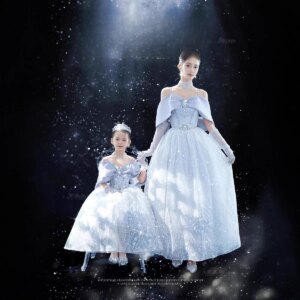 Children’s Parent-child Studio Shooting 2025 Birthday Banquet Stage Performance Girls Princess dress