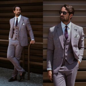 Classic Wedding Men Suits One Button Tailor-Made Business 3-Pieces Jacket Vest Pants Designer Formal Occasion Suits Customized