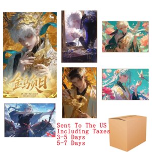 2025 Wholesales Jujutsu Kaisen Collection Cards Acrylic Male God Rare Anime Table Playing Game Board Cards