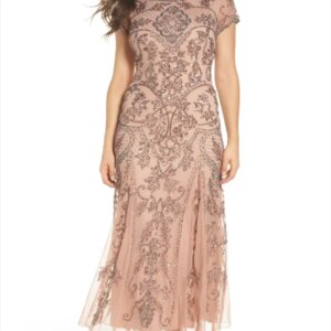 2024 Sheath/Column Chiffon Lace Scoop Sleeveless Ankle-Length Mother of the Bride Dresses Elegant Women Wedding Party Gown