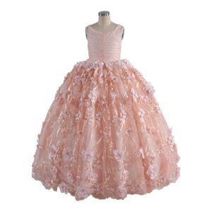 Little Girl Party Dresses for Weddings Birthday Children Princess Photo Shoot Dress Puffy Gown YW250019