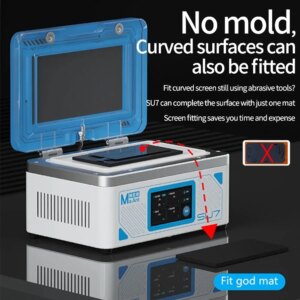 MaAnt SU7 LCD Laminating Machine Used for Mobile Phone Flat and Curved Screen Repair Built in Pump and Air Compressor