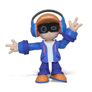 Meteer AI Interactive Robot Pet Toys for Kids Age 3 for Bluetooth App Controlled Voice Chat Auto Music Recognition for Birthday