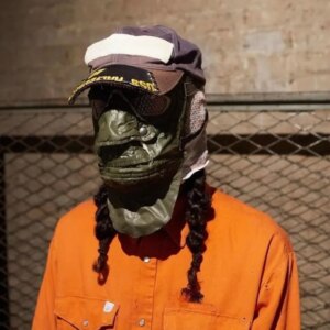 NIGO Men’s Green Vintage Cold Weather Mask Face Mask Headgear High Street Hip Hop Trend Cap #NGTOP11929