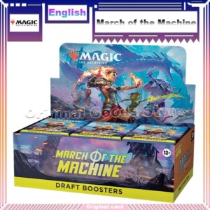 Original Magic The Gathering March of the Machine Card English Draft Booster Box Collection Trading Cards Children Birthday Gift