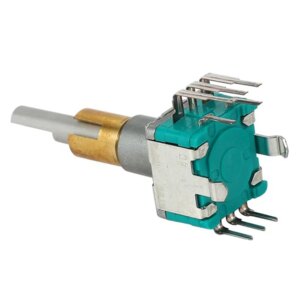 A63K-20PCS EC11EBB24C03 Dual Axis Encoder With Switch 30 Positioning Number 15 Pulse Point Handle 25Mm