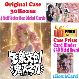 2025 Newest Case Wholesale Feixiang Culture Demon Slayer Acrylic Colored Paper Card Waifu Shinobu Playing Card CCG TCG Art Gift