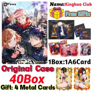 Newest Jujutsu Kaisen Cards Collection A6 Colored Paper Collection Card 1Case JJK Gojo Satoru Hobbies Chrismas Gift