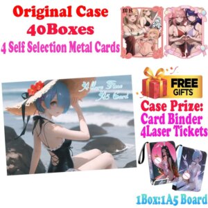 2025 Lastest A5 Size Allure Time Acrylic Goddess Waifu Card Board Master Set Ganyu Furina Keqing Artboard
