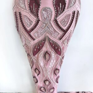 Pink African Lace Fabric 2025 Sequins Velvet Embroidery Groom Nigerian Bridal High Quality French Lace Fabric For Wedding Dress