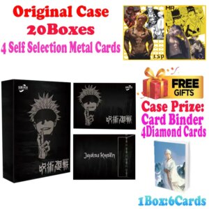 Lastest Wholesale Huiyu Culture Jujutsu Kaisen Colored Paper No Duplicate Trading Palying Card Anime Gojo Nanami ACG TCG Gift