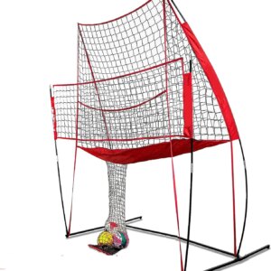 Volleyball Training Equipment Net for Indoor Outdoor Use Volleyball Practice Net Serving and Dunking Drills with Easy