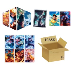 Wholesales Mixed Animation Collection Stand Card A5 Acrylic Crystal Stand Demon One Piece Playing Anime Games Trading Cards