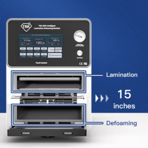 Desktop 15 Inch Multi-function Laminating Machine Phone Repair Touch Screen Curved Screen OCA Laminator Defoam Tools  TBK-208C