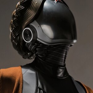 Atomic Heart Twins Ballerina Helmet – Soviet Robot Cosplay Prop for Ballet Photoshoot Halloween