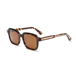 Retro Square Polarized Sunglasses UV400 Protection – Luxury Designer Acetate Frame Oversized Driving Glasses for Women ( Trendy)