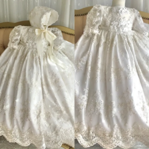 Beautiful Christening Gowns for Girls Baptism inspired Lace Outfit Customized Newborn Kids Birthday First Communion Dresses